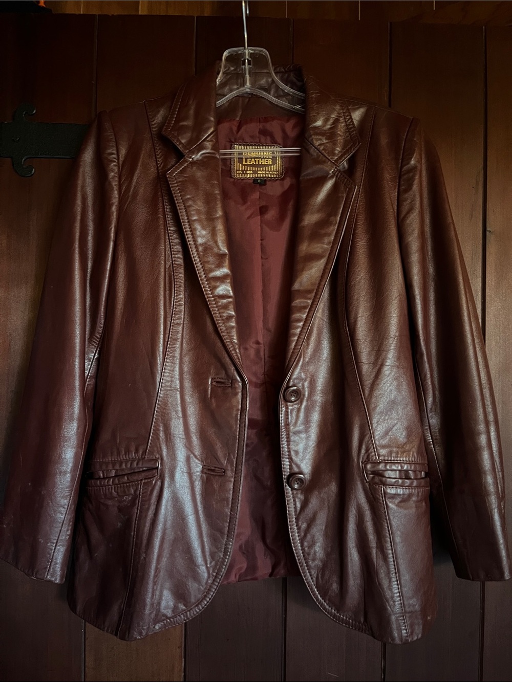 Vintage Leather Coat